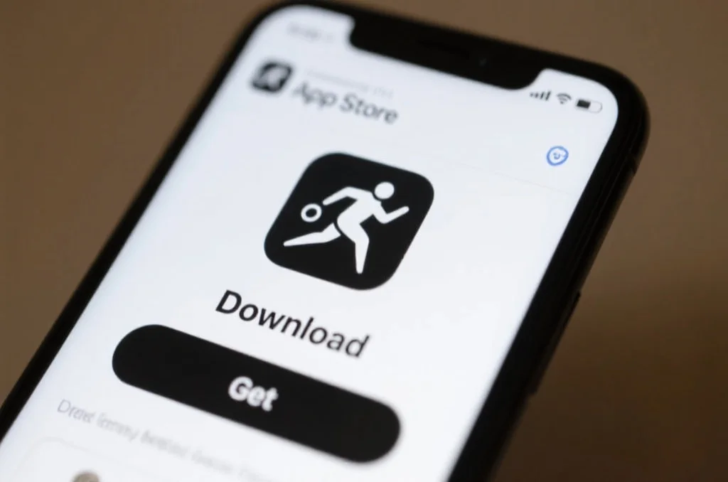 iOS设备体育应用下载界面